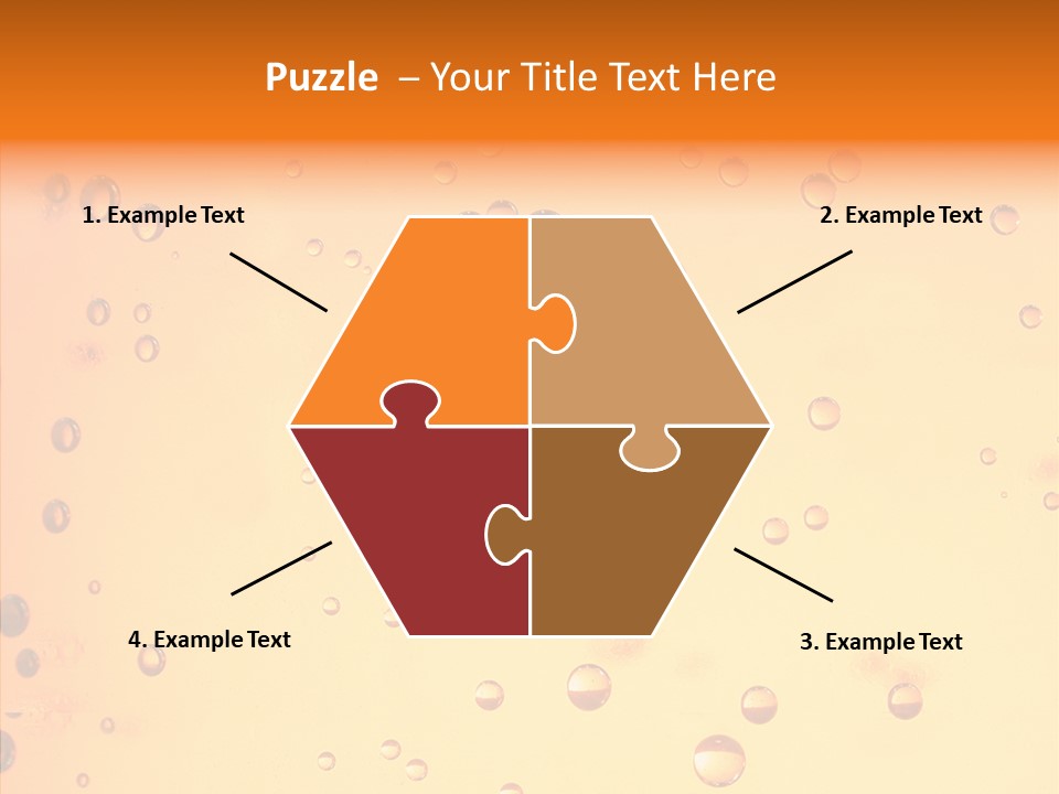 Cold Yellow Water PowerPoint Template