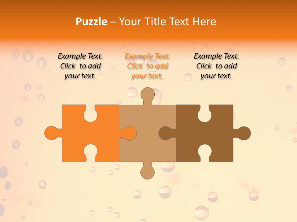 Cold Yellow Water PowerPoint Template