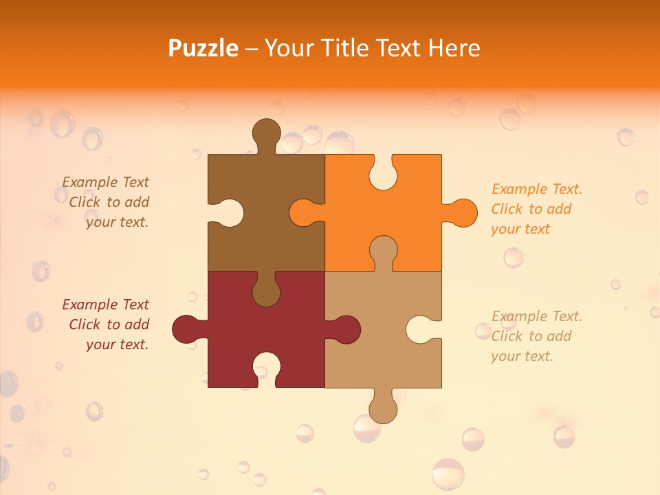 Cold Yellow Water PowerPoint Template