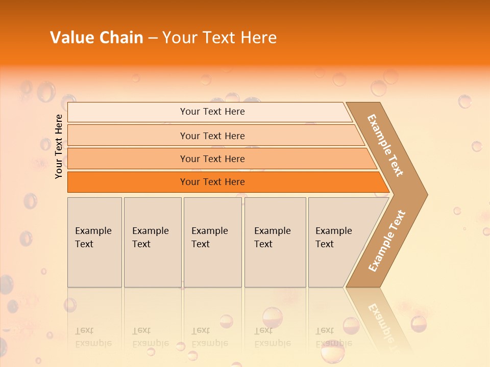 Cold Yellow Water PowerPoint Template