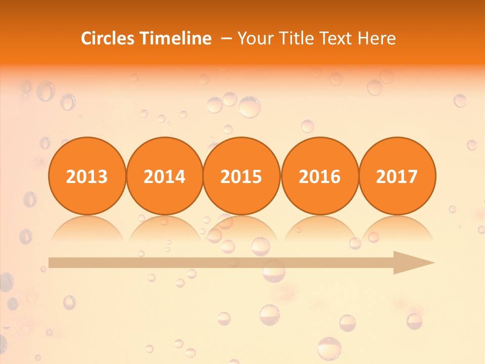 Cold Yellow Water PowerPoint Template