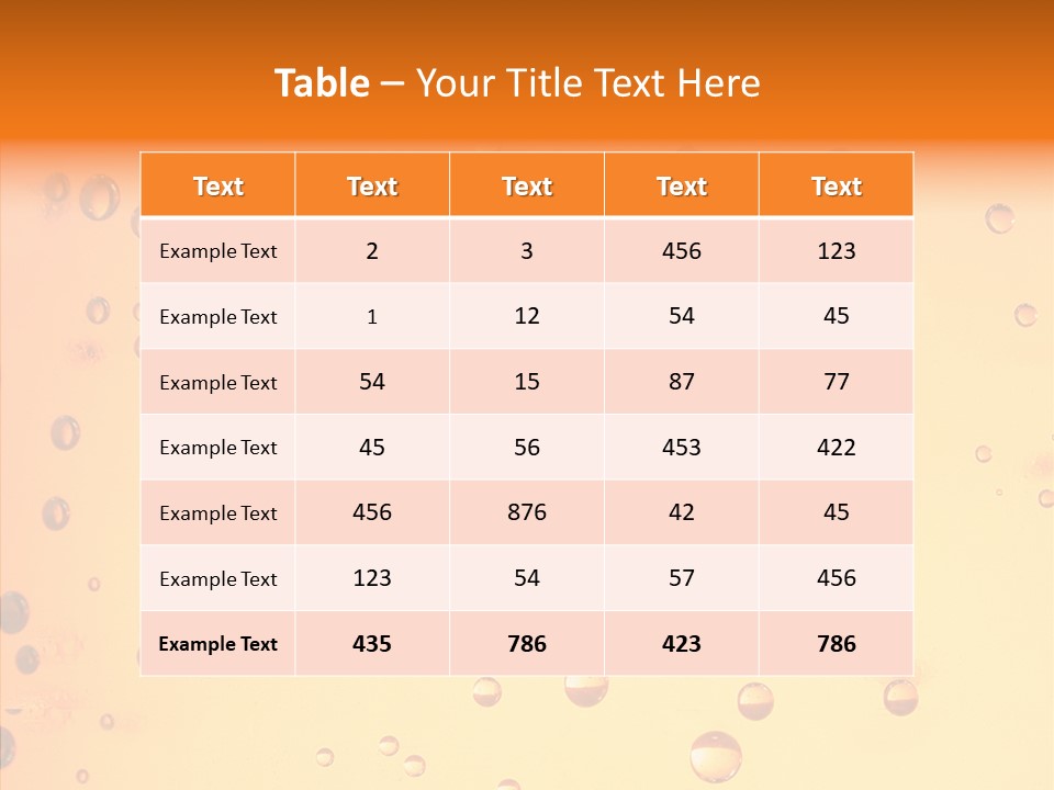 Cold Yellow Water PowerPoint Template