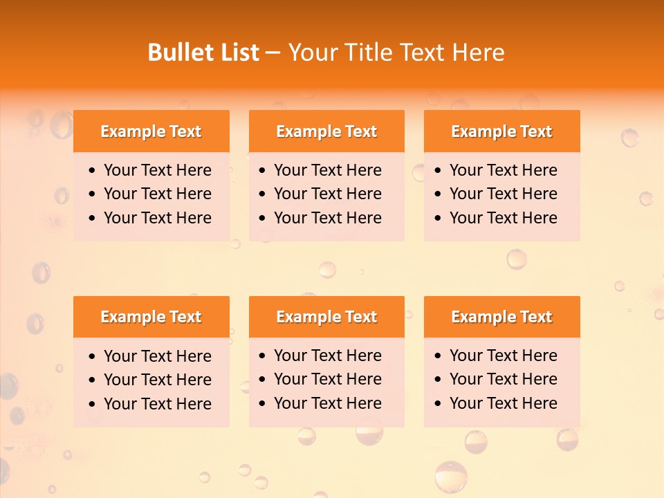 Cold Yellow Water PowerPoint Template