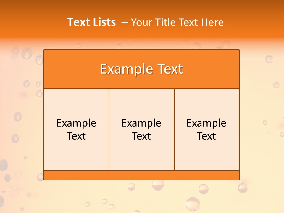 Cold Yellow Water PowerPoint Template