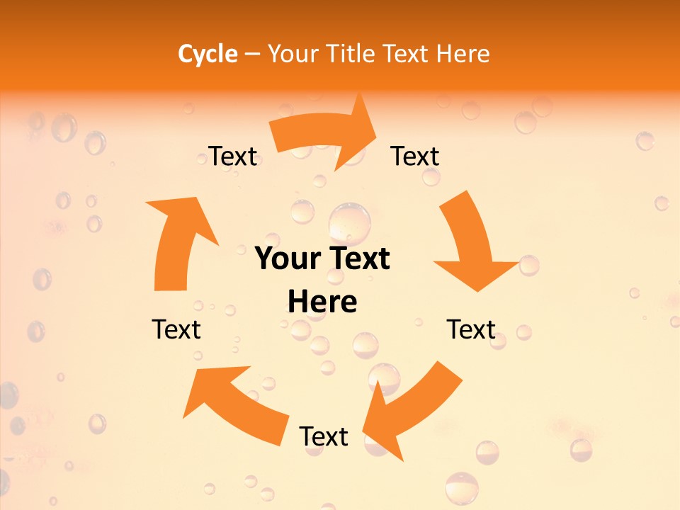 Cold Yellow Water PowerPoint Template