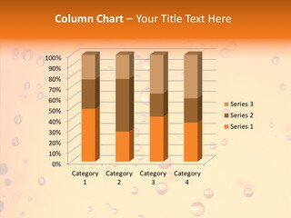 Cold Yellow Water PowerPoint Template