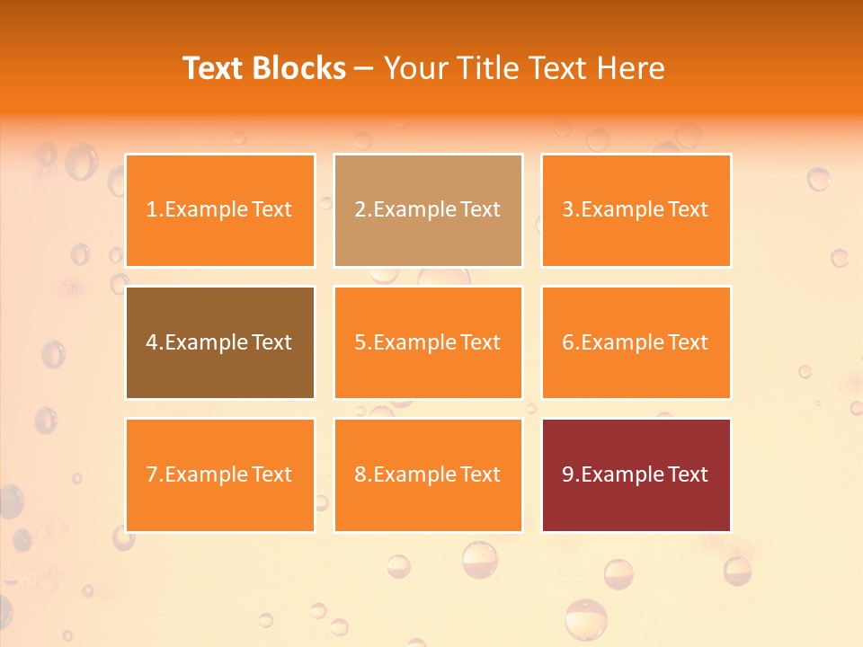 Cold Yellow Water PowerPoint Template