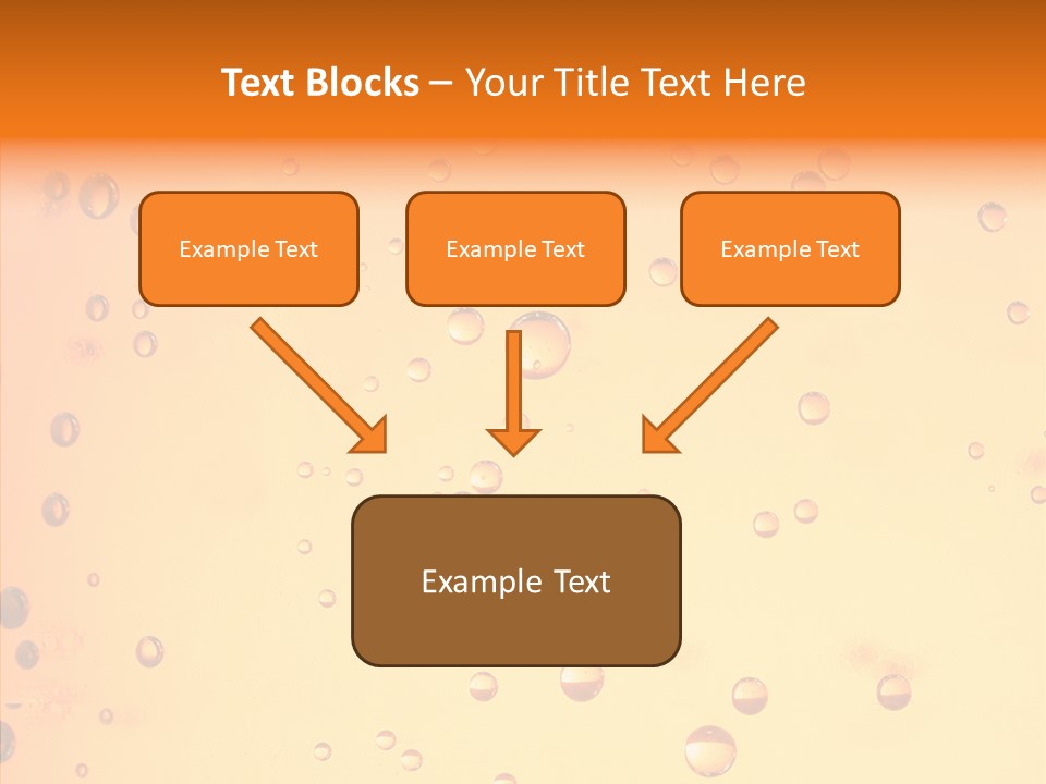 Cold Yellow Water PowerPoint Template