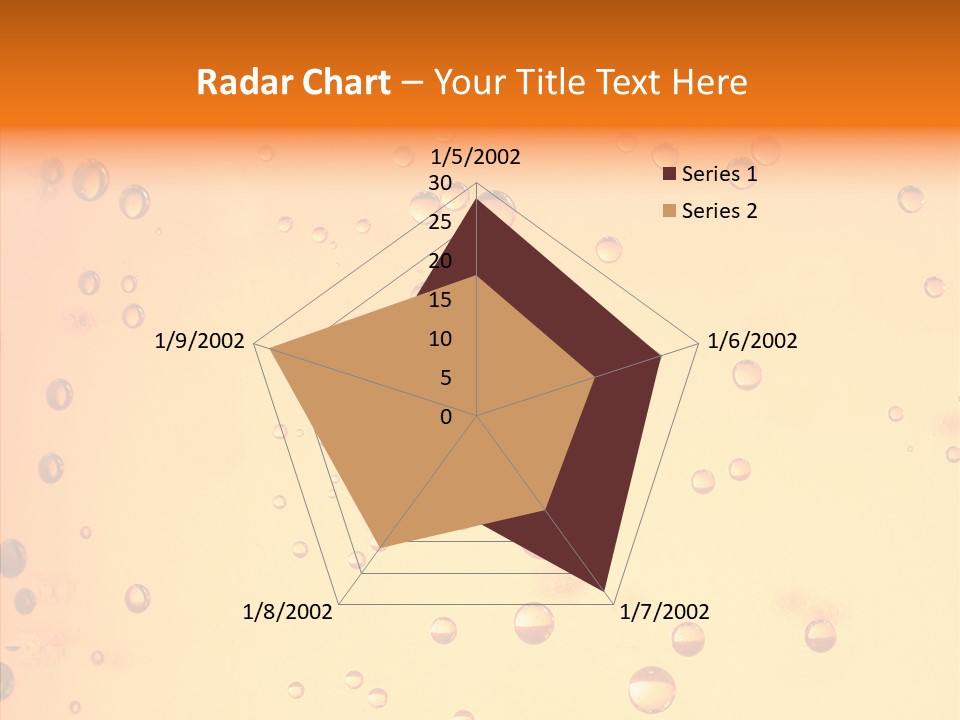 Cold Yellow Water PowerPoint Template