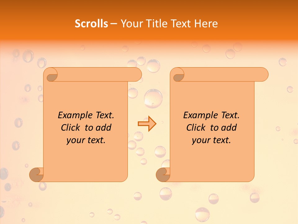 Cold Yellow Water PowerPoint Template