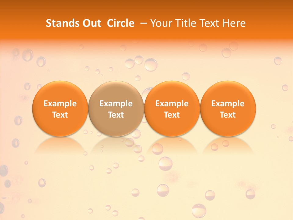 Cold Yellow Water PowerPoint Template