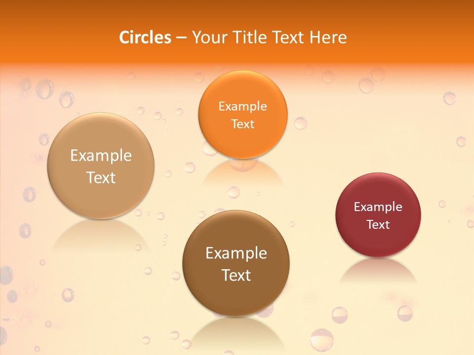 Cold Yellow Water PowerPoint Template