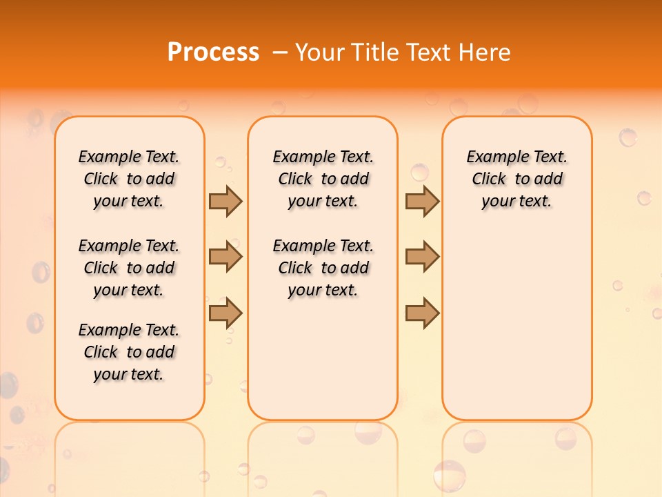 Cold Yellow Water PowerPoint Template