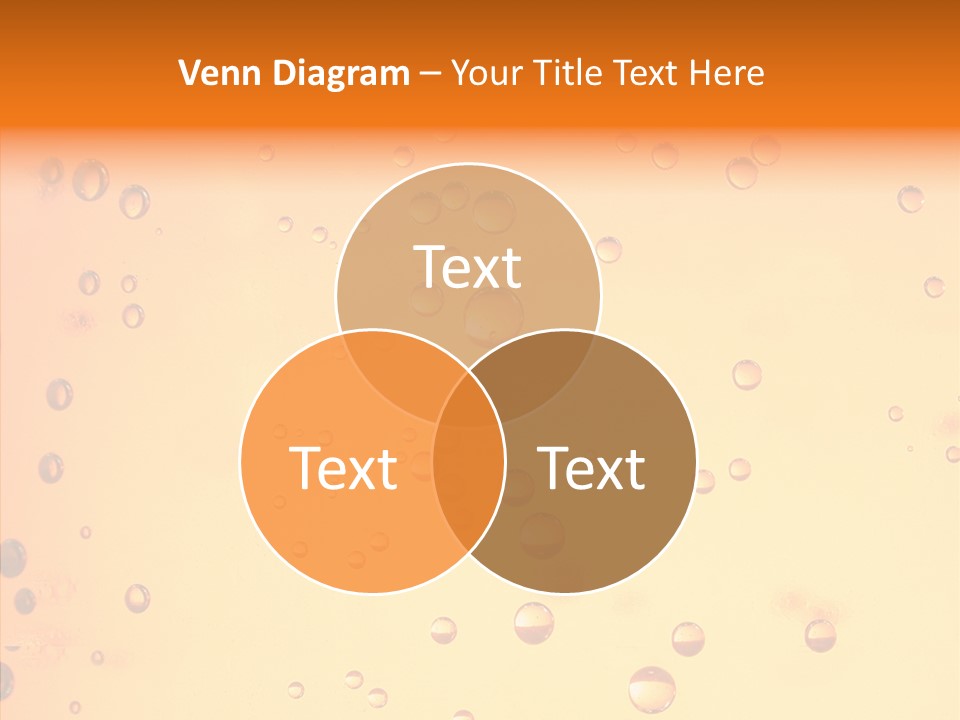 Cold Yellow Water PowerPoint Template