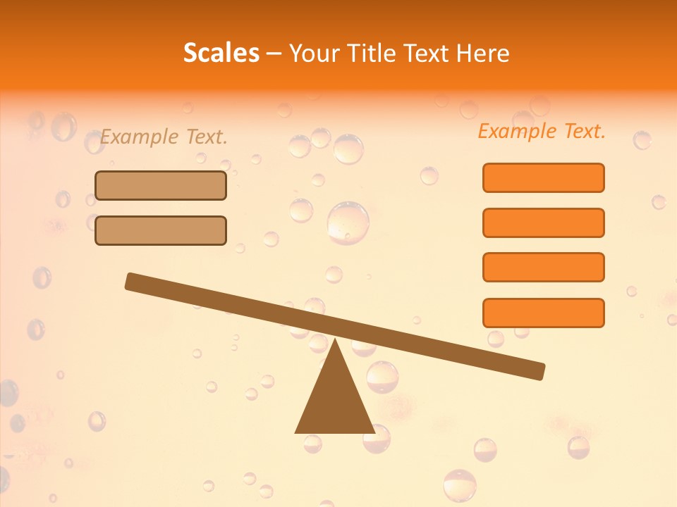 Cold Yellow Water PowerPoint Template