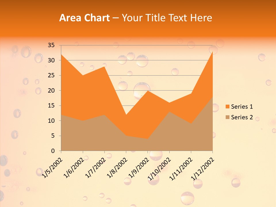 Cold Yellow Water PowerPoint Template