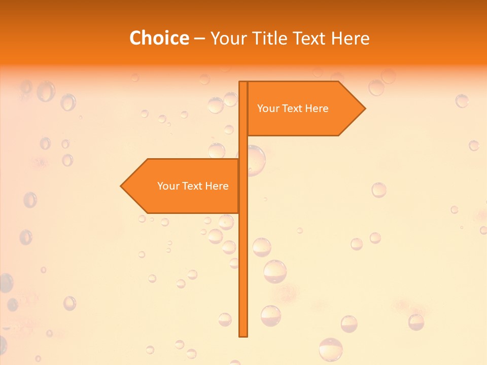 Cold Yellow Water PowerPoint Template