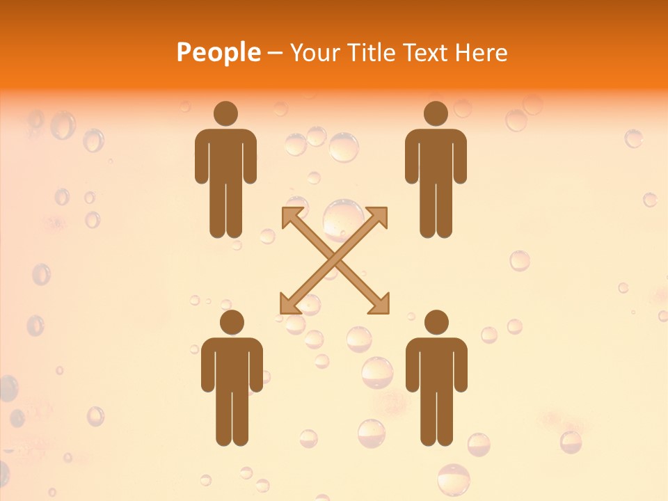 Cold Yellow Water PowerPoint Template