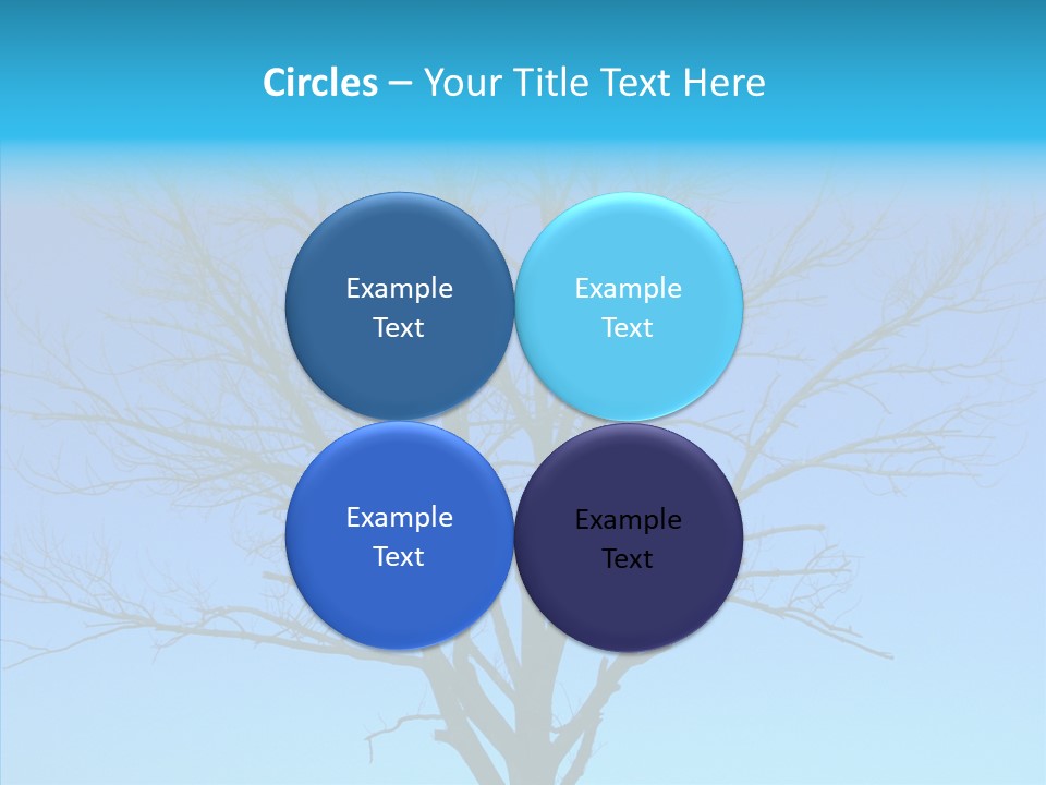 Sky Foliage Tree PowerPoint Template