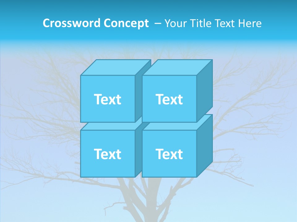 Sky Foliage Tree PowerPoint Template