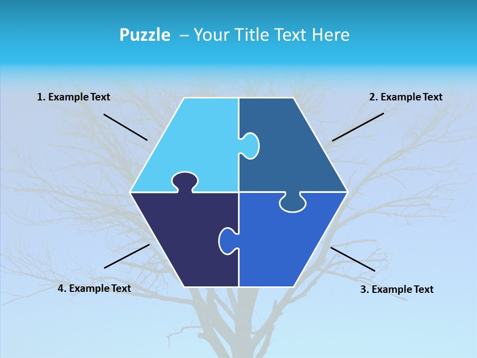Sky Foliage Tree PowerPoint Template