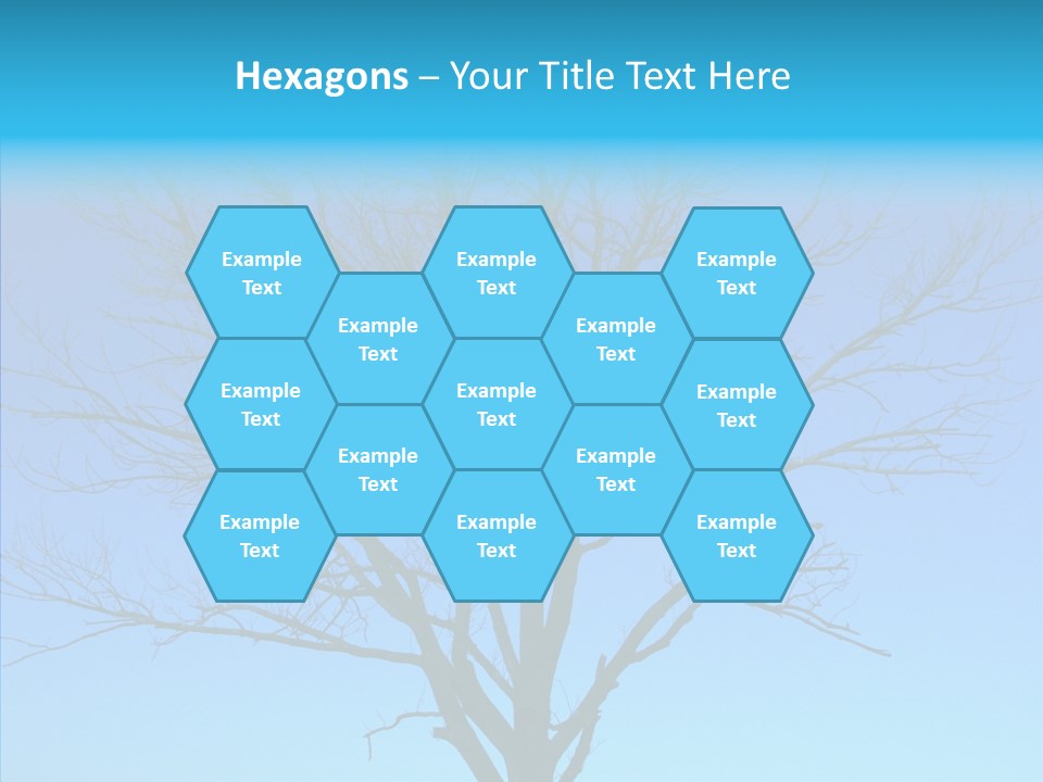 Sky Foliage Tree PowerPoint Template
