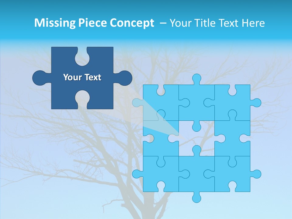 Sky Foliage Tree PowerPoint Template