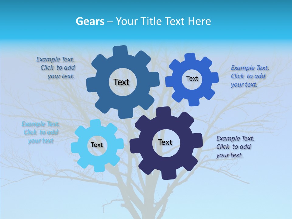 Sky Foliage Tree PowerPoint Template