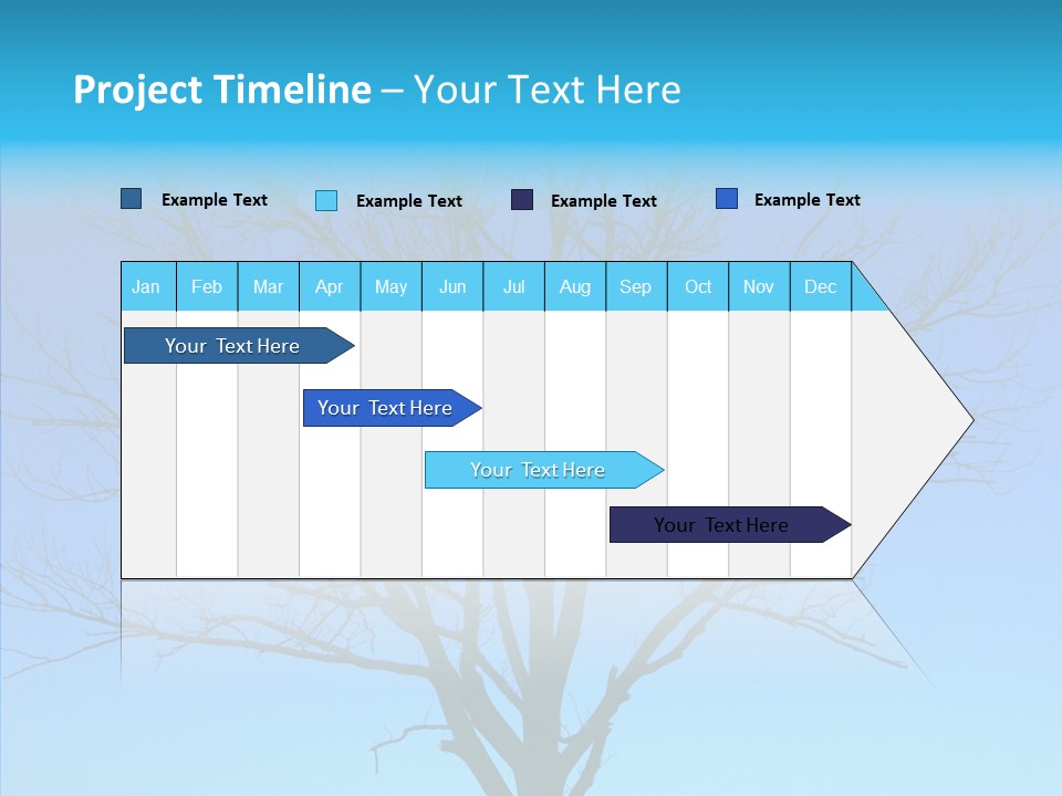 Sky Foliage Tree PowerPoint Template