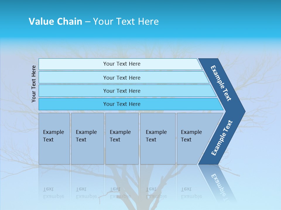 Sky Foliage Tree PowerPoint Template