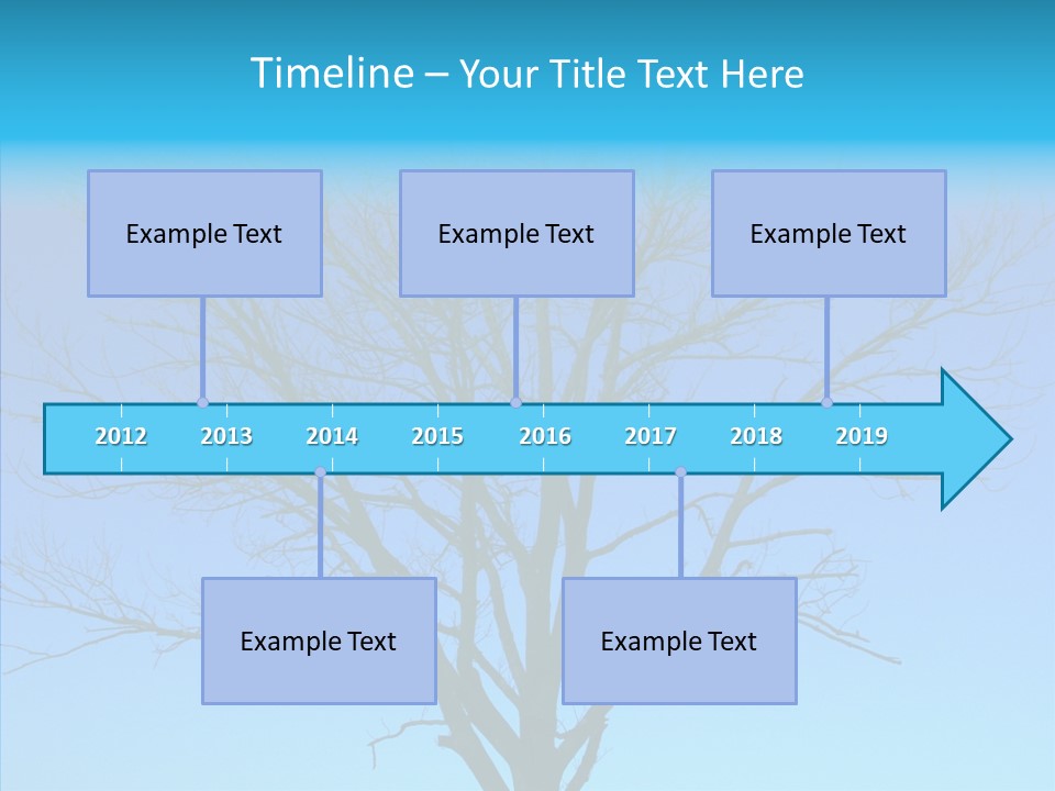 Sky Foliage Tree PowerPoint Template