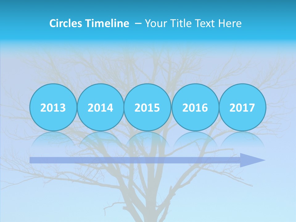 Sky Foliage Tree PowerPoint Template