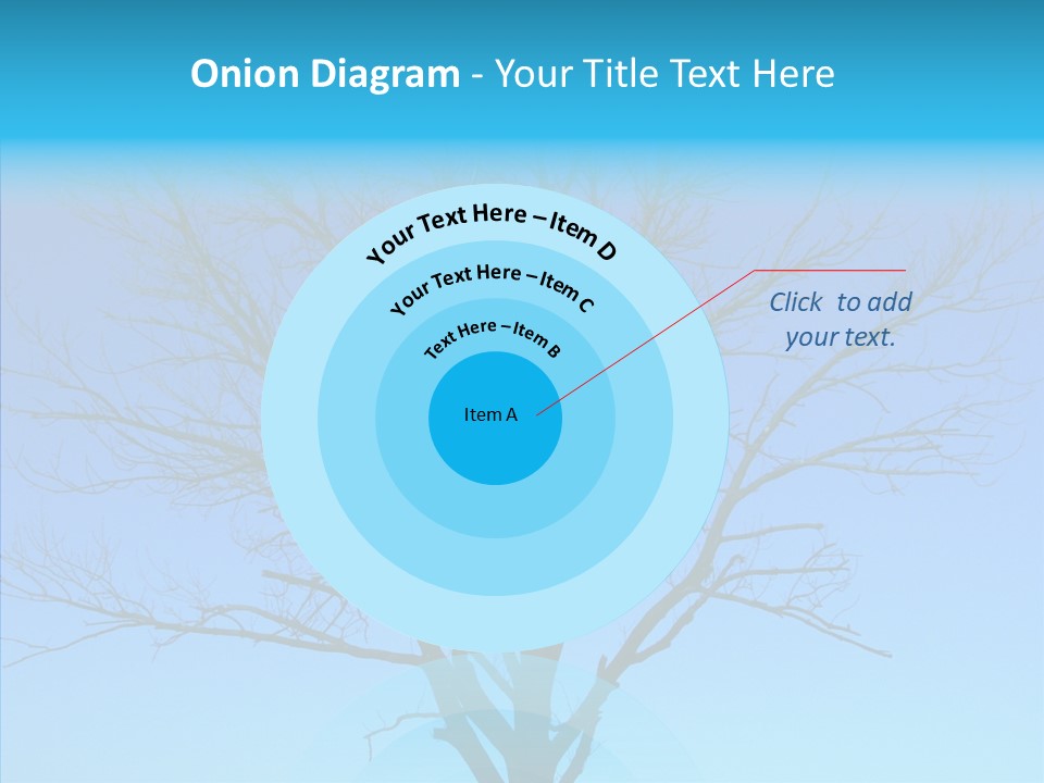 Sky Foliage Tree PowerPoint Template