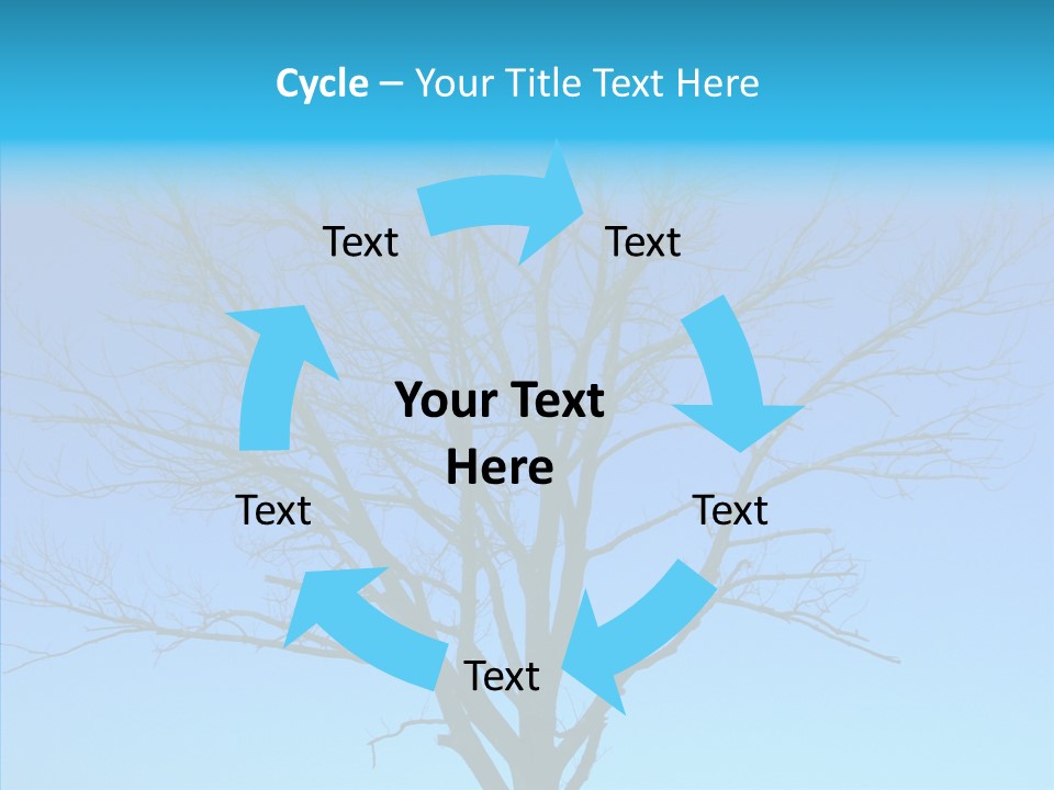 Sky Foliage Tree PowerPoint Template