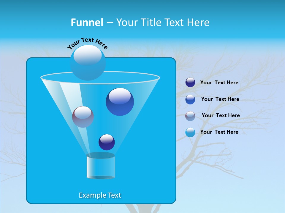 Sky Foliage Tree PowerPoint Template