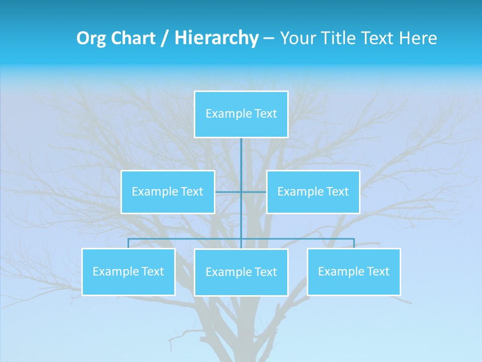 Sky Foliage Tree PowerPoint Template