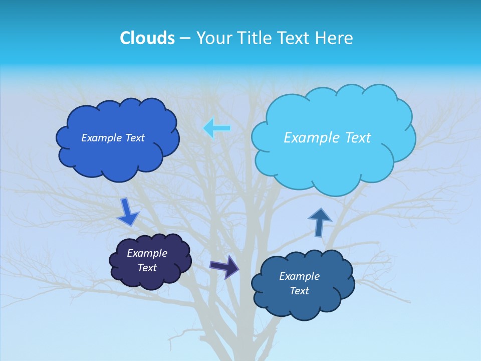 Sky Foliage Tree PowerPoint Template