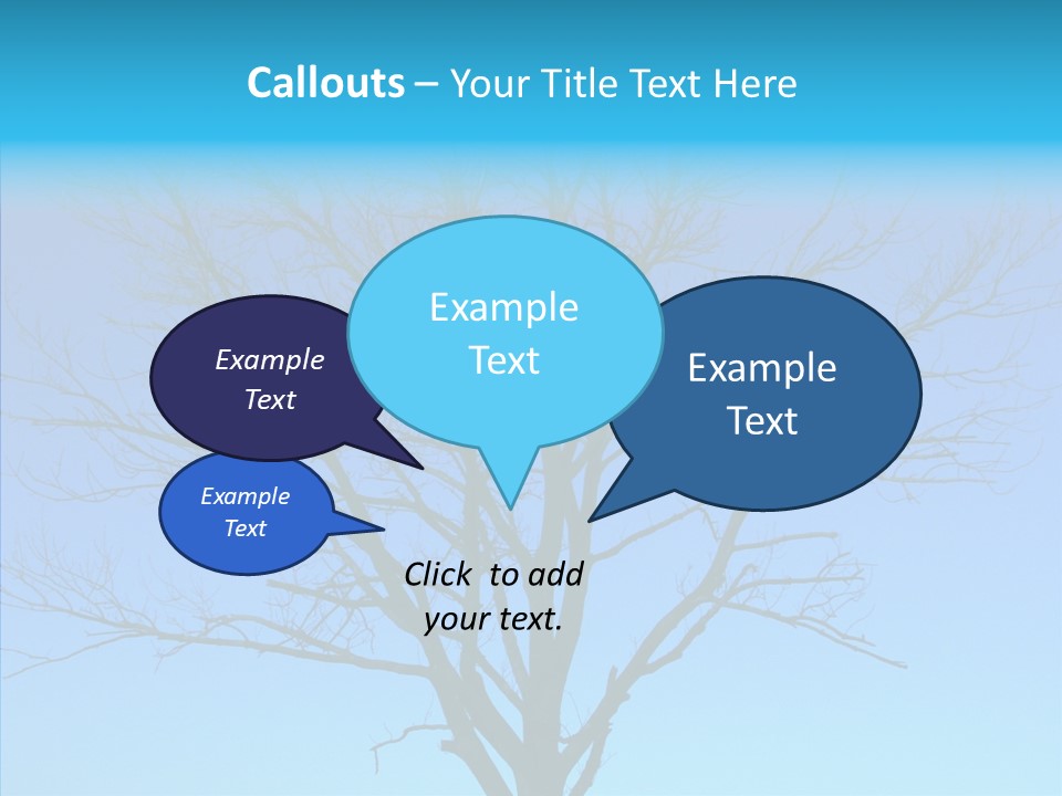 Sky Foliage Tree PowerPoint Template