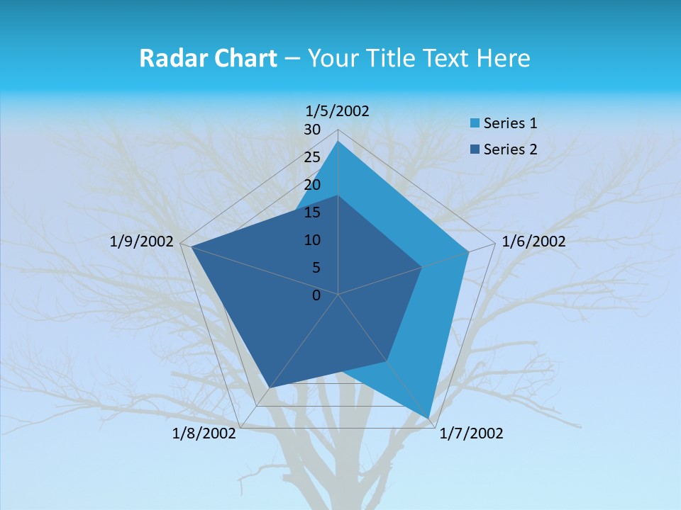 Sky Foliage Tree PowerPoint Template