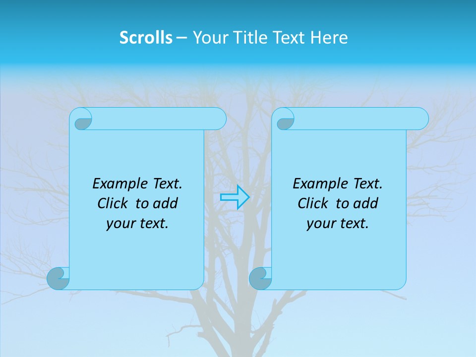 Sky Foliage Tree PowerPoint Template