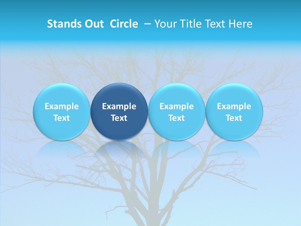 Sky Foliage Tree PowerPoint Template