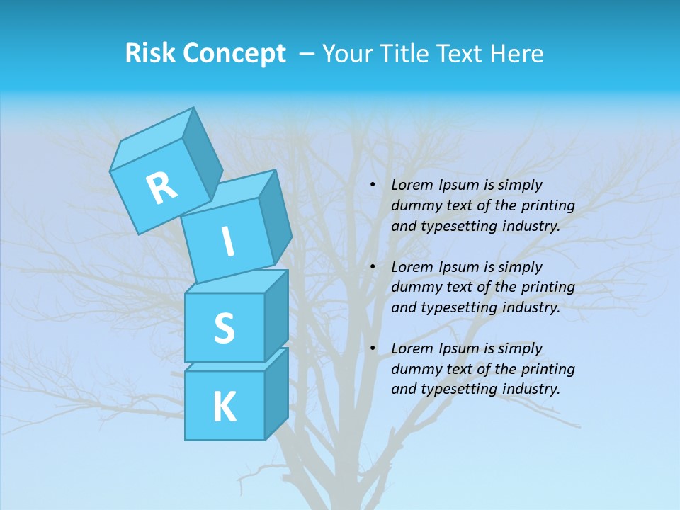 Sky Foliage Tree PowerPoint Template