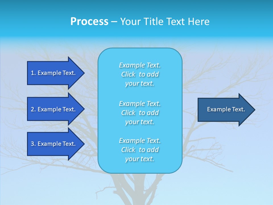 Sky Foliage Tree PowerPoint Template