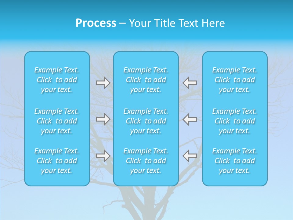 Sky Foliage Tree PowerPoint Template