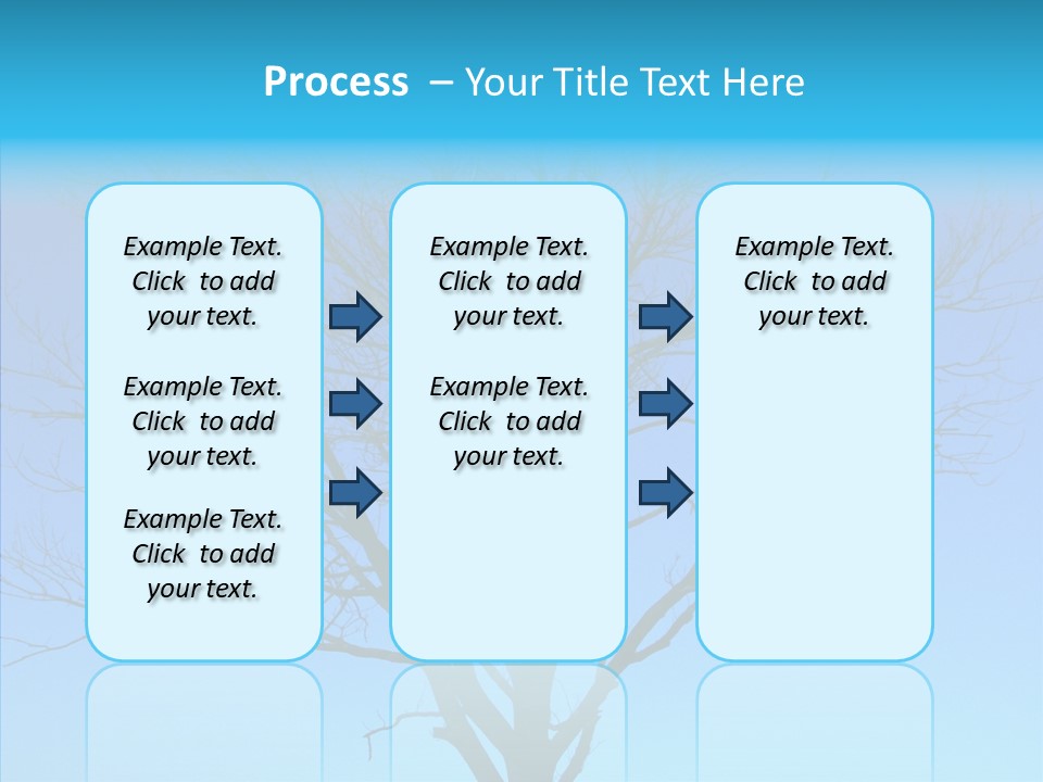 Sky Foliage Tree PowerPoint Template