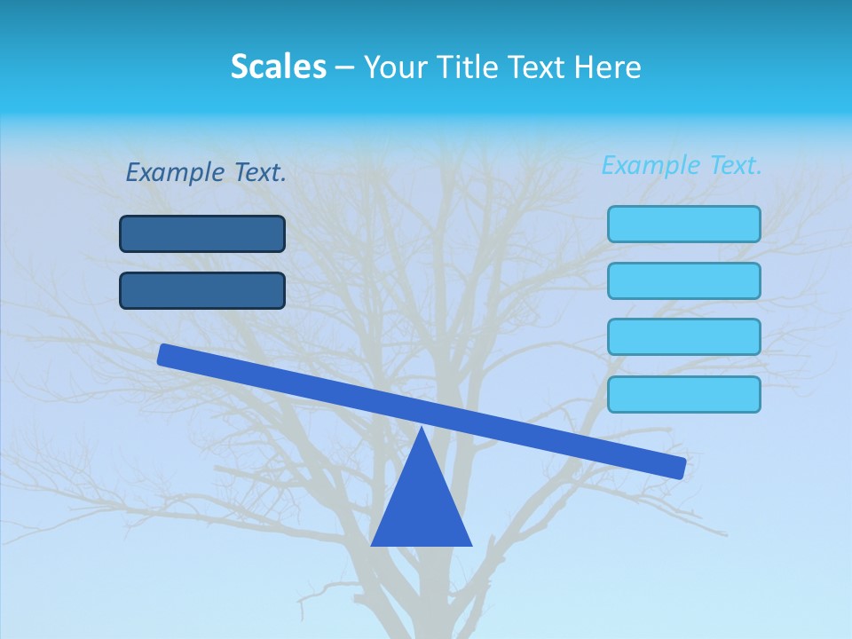 Sky Foliage Tree PowerPoint Template