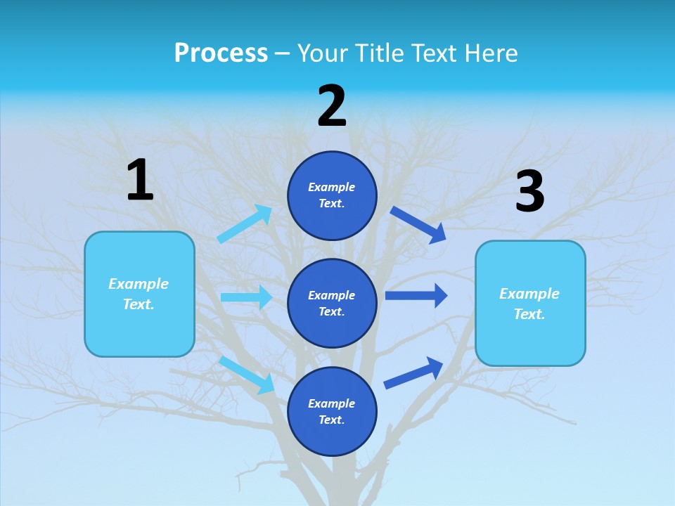 Sky Foliage Tree PowerPoint Template