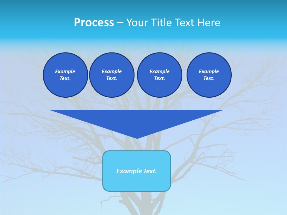 Sky Foliage Tree PowerPoint Template