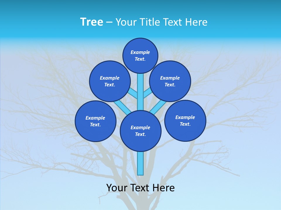 Sky Foliage Tree PowerPoint Template