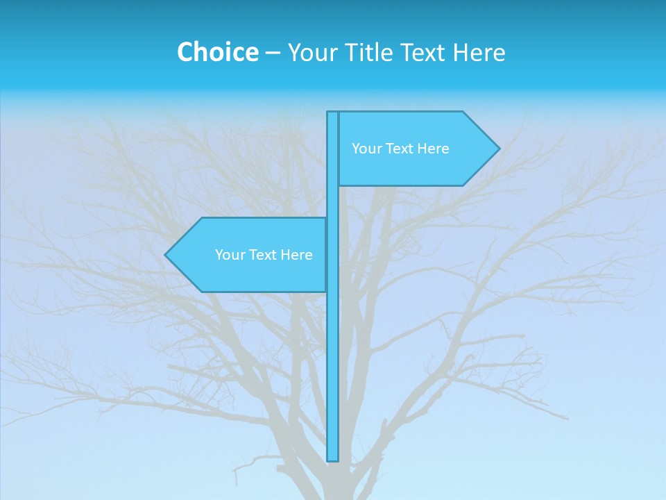 Sky Foliage Tree PowerPoint Template